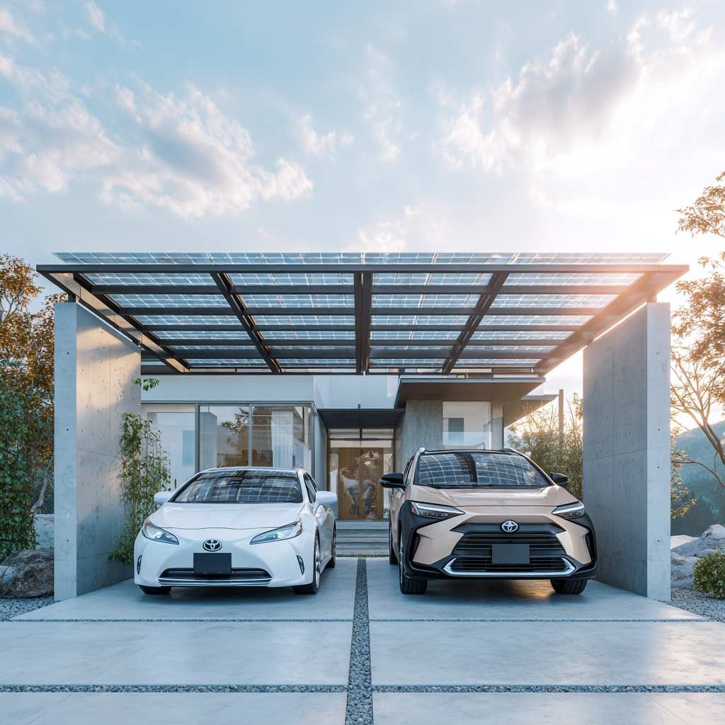 ソーラーカーポート設置例